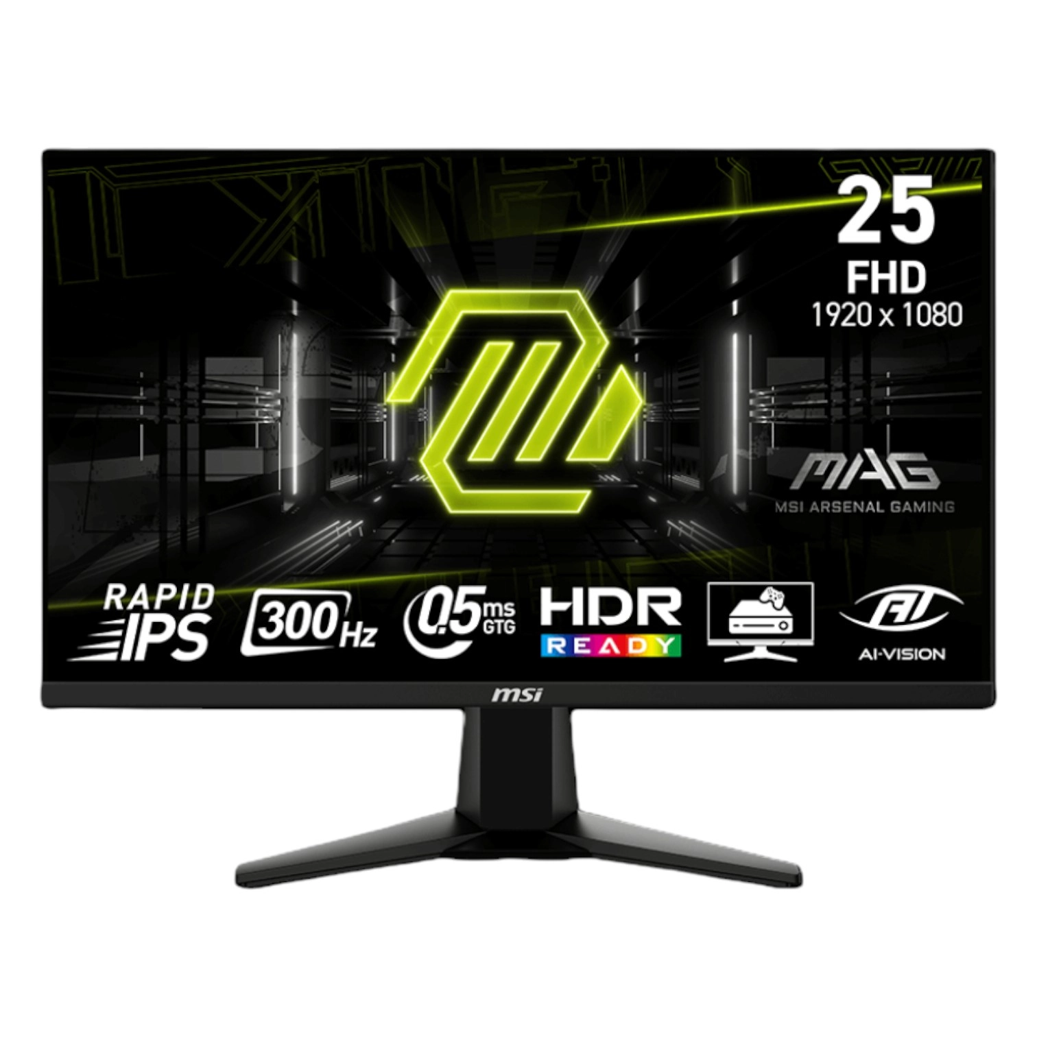 Монитор MSI MAG 255XF / 25" / 300Hz / FULLHD / IPS / 0.5ms / HDR Ready